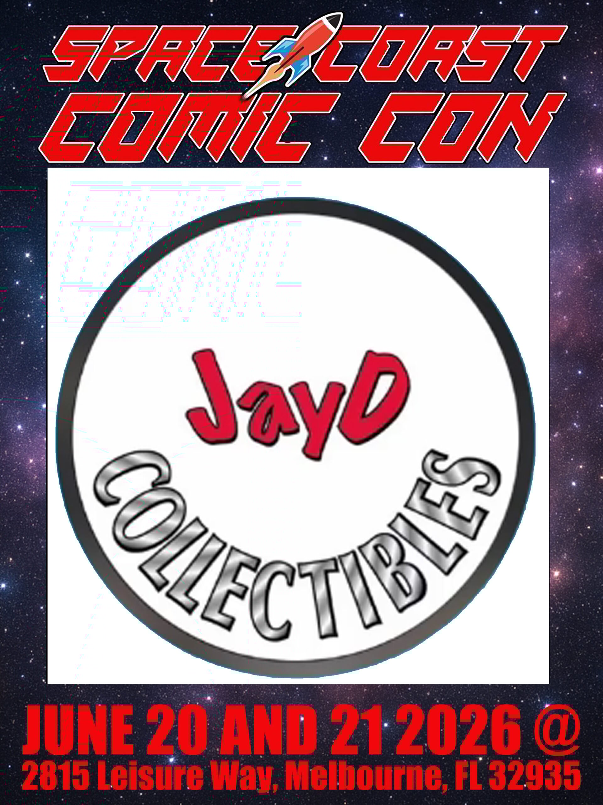 Welcome JayD Collectibles to Space Coast Comic Con!